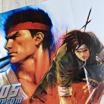 SNK VS CAPCOM SVC CHAOS RYU & KYO Japanese Games B2 Poster ARCADIA