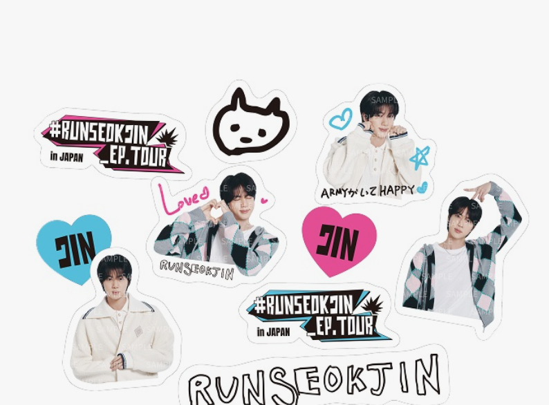 JIN BTS #RUNSEOKJIN_EP.TOUR in JAPAN OFFICIAL MERCHANDISE JPFC | eBay