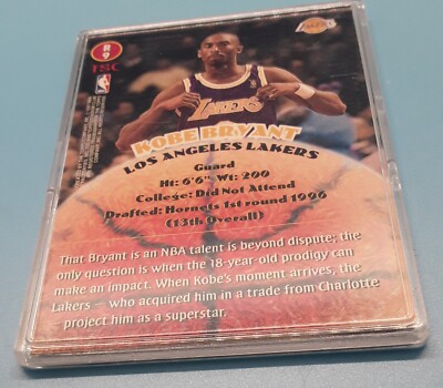 Kobe Bryant Topps Stadium Club Rookie Card TSC R9 | eBay