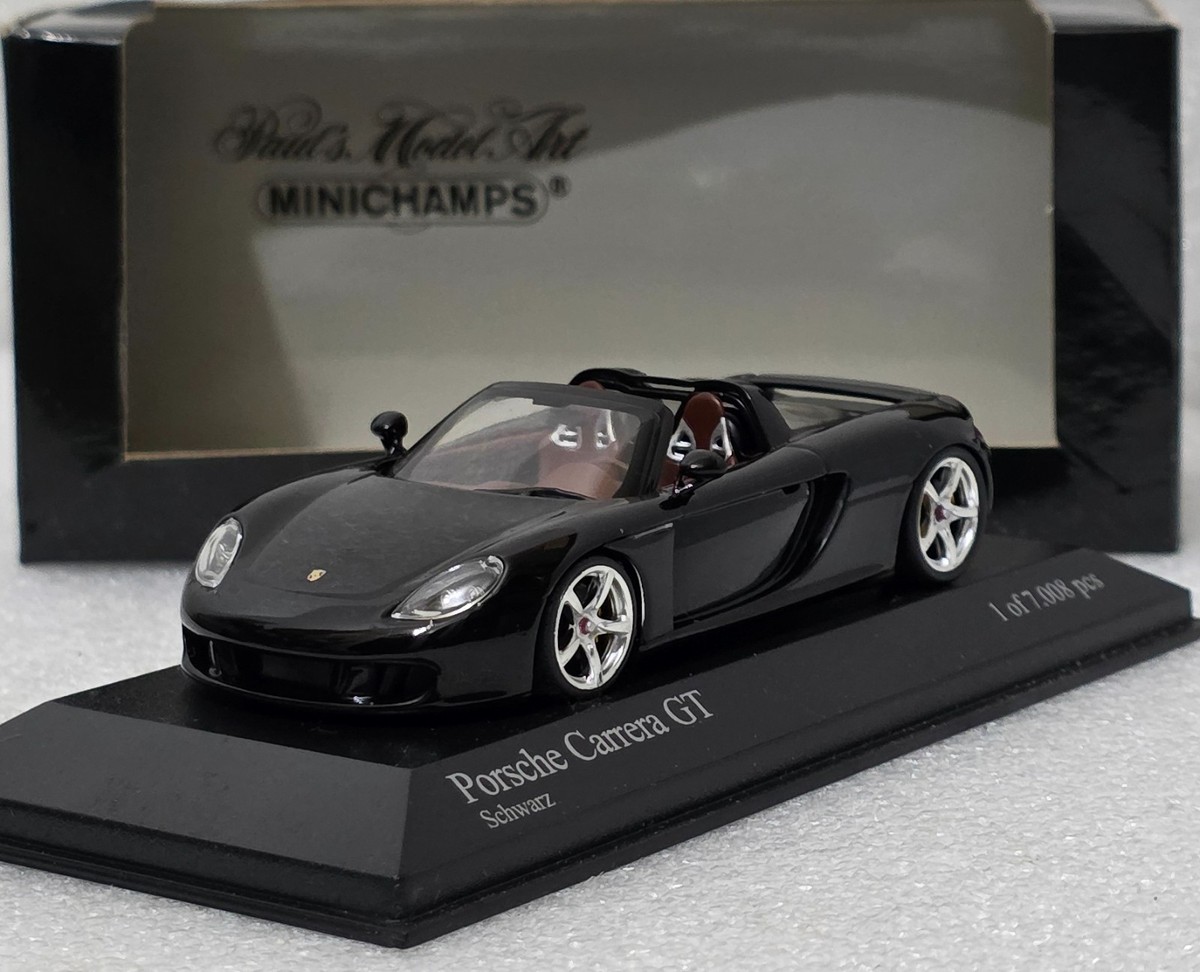 Porsche Carrera GT 2003 Black 1:43 Minichamps 400062631 SUPERB