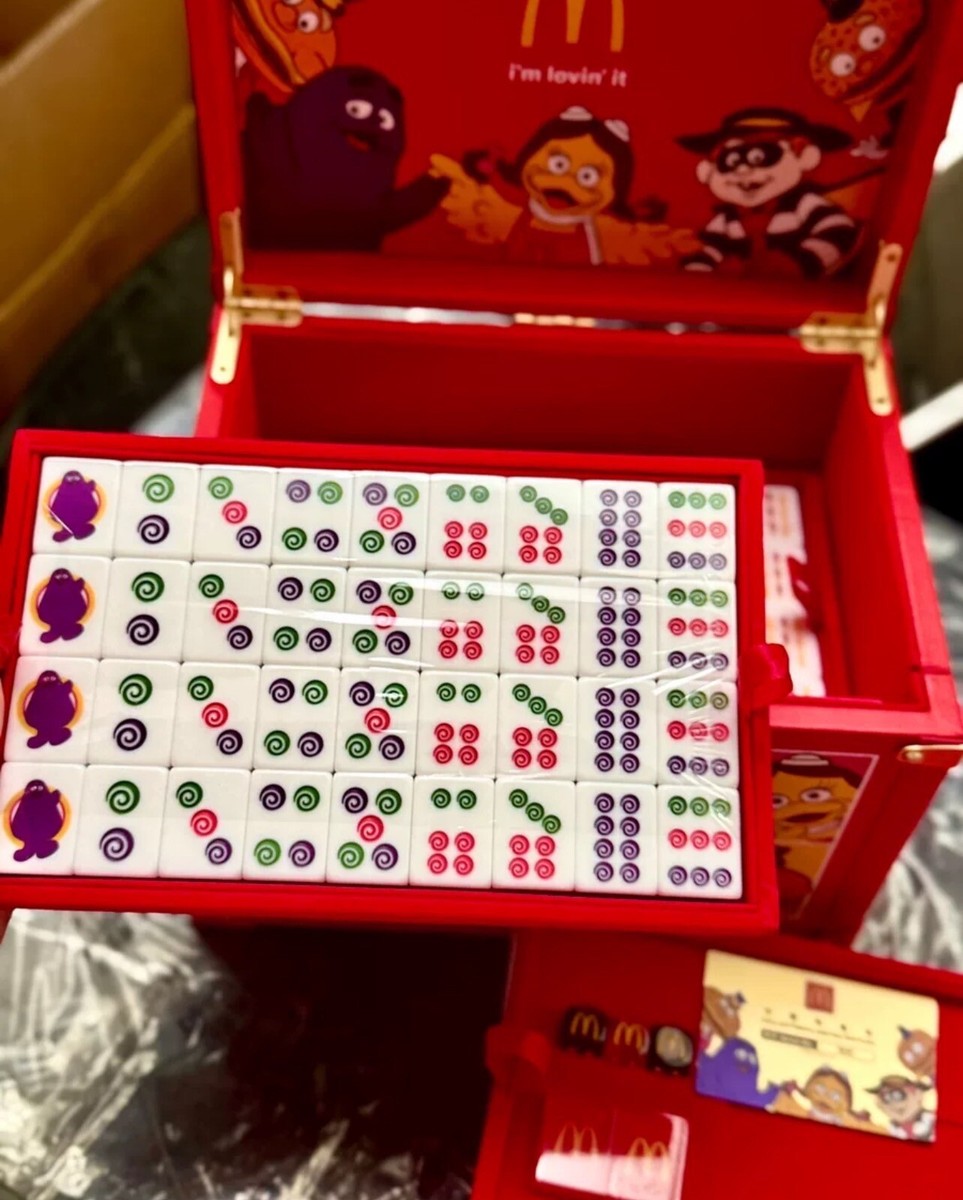 McDonalds Hong Kong 50th Anniversary Mahjong gift Set 2025 Limited