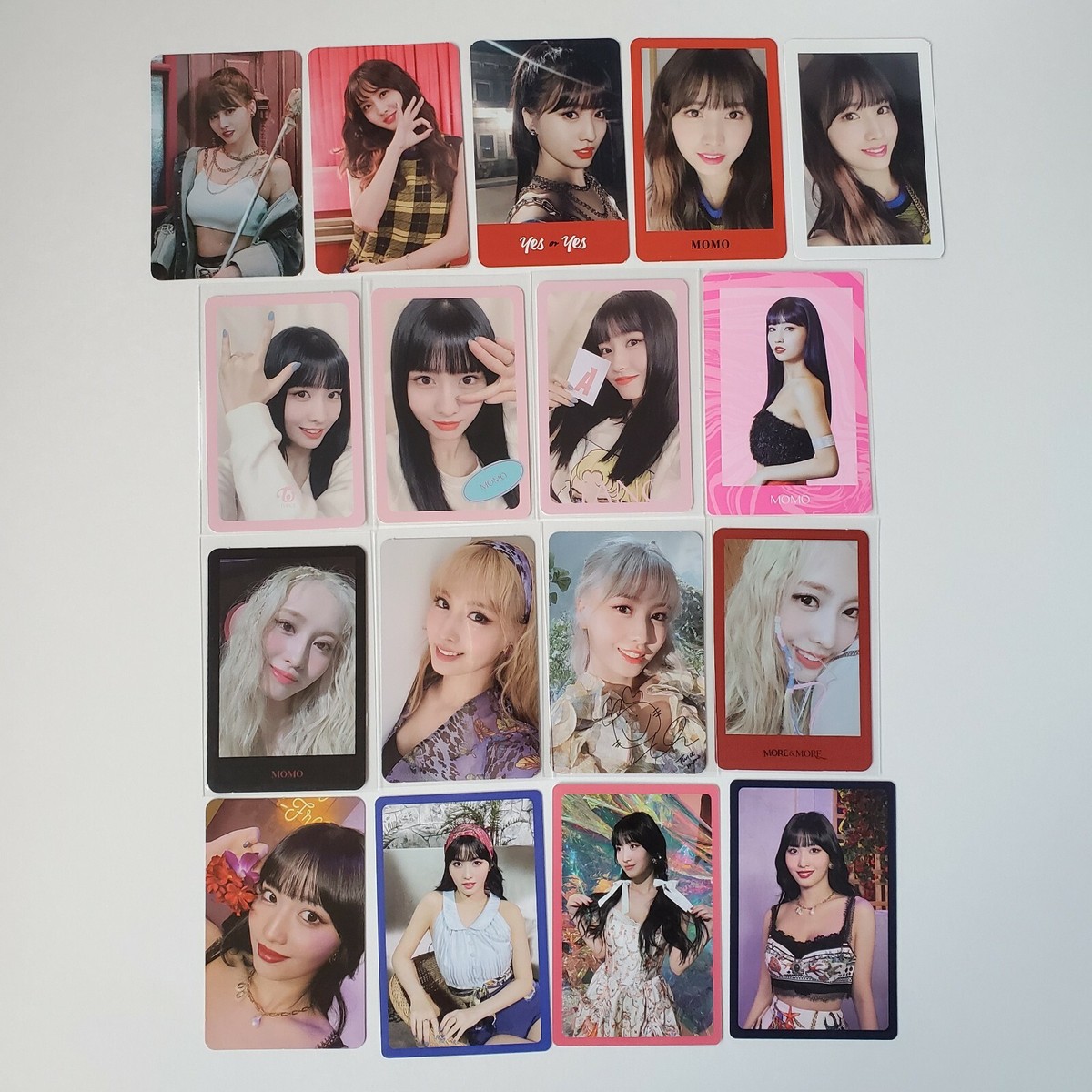 TWICE Momo Official Kpop Photocards (Yes or Yes/Fancy/More & More