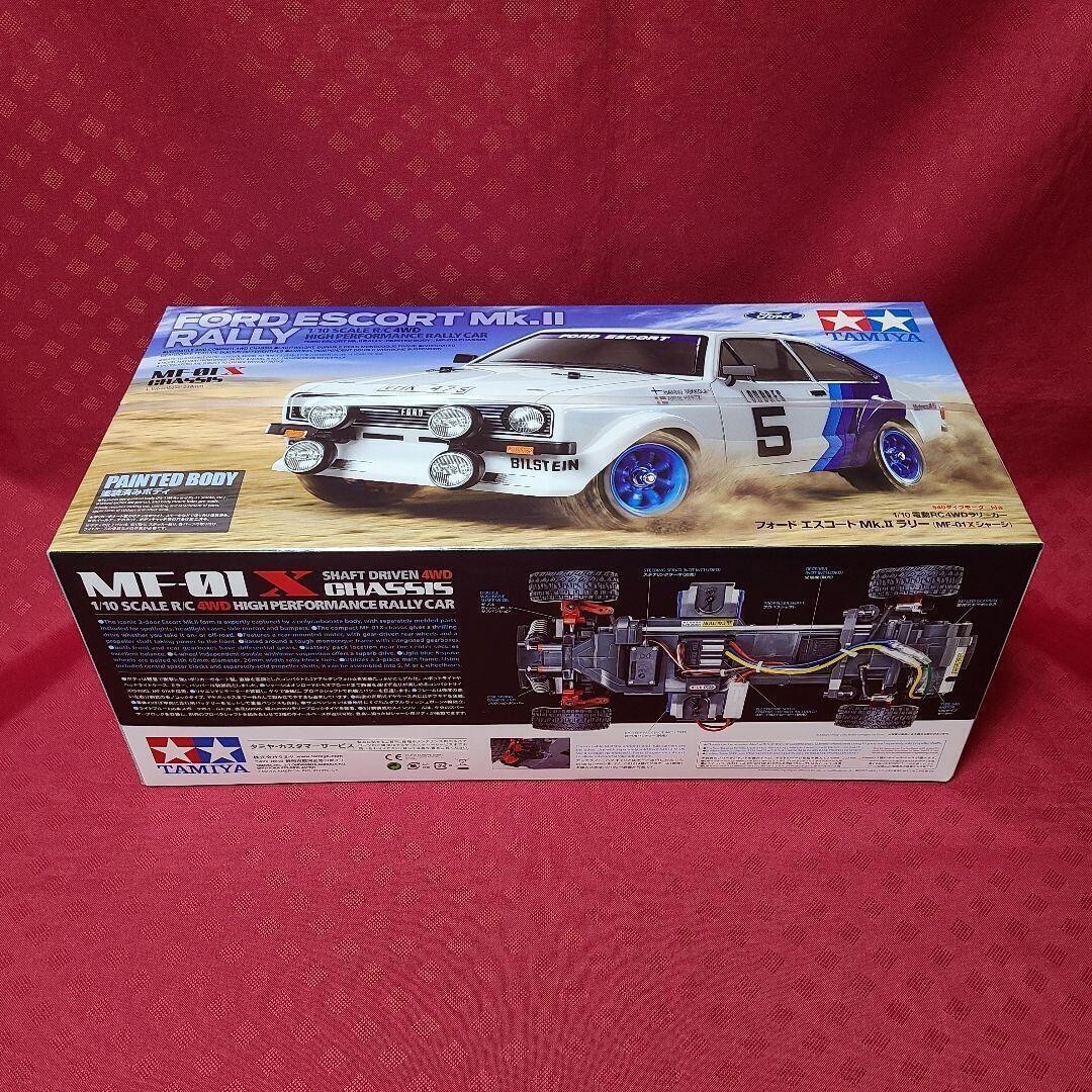 Tamiya RC 1/10 Ford Escord MK.II Rally Painted Body MF-01X Chassis