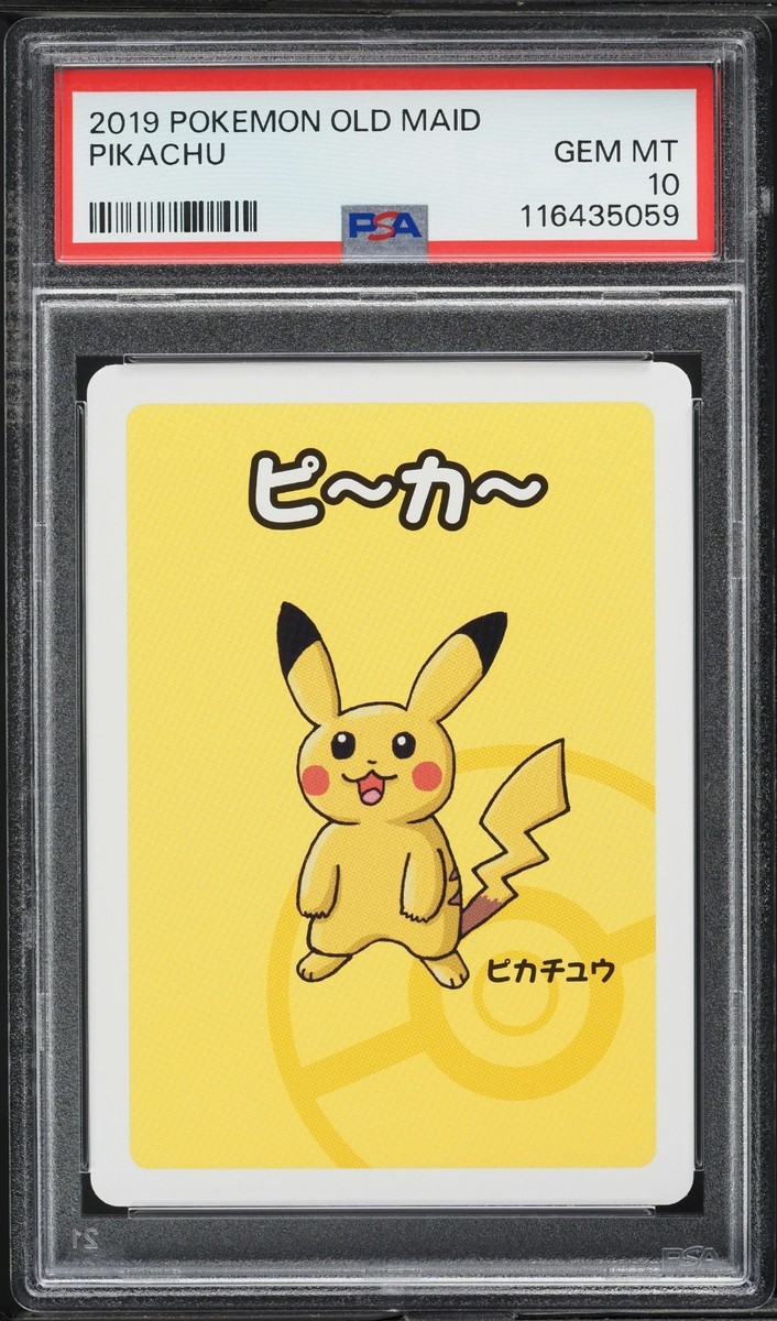 2019 Pokémon Babanuki Old Maid Pikachu PSA 10 GEM MINT – Japanese