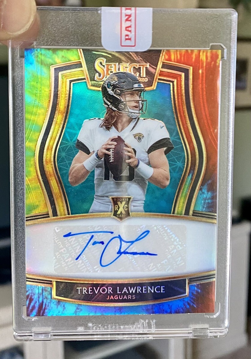 2020 Select Trevor Lawrence 2021 XRC Mystery Auto Tie-Dye Prizm