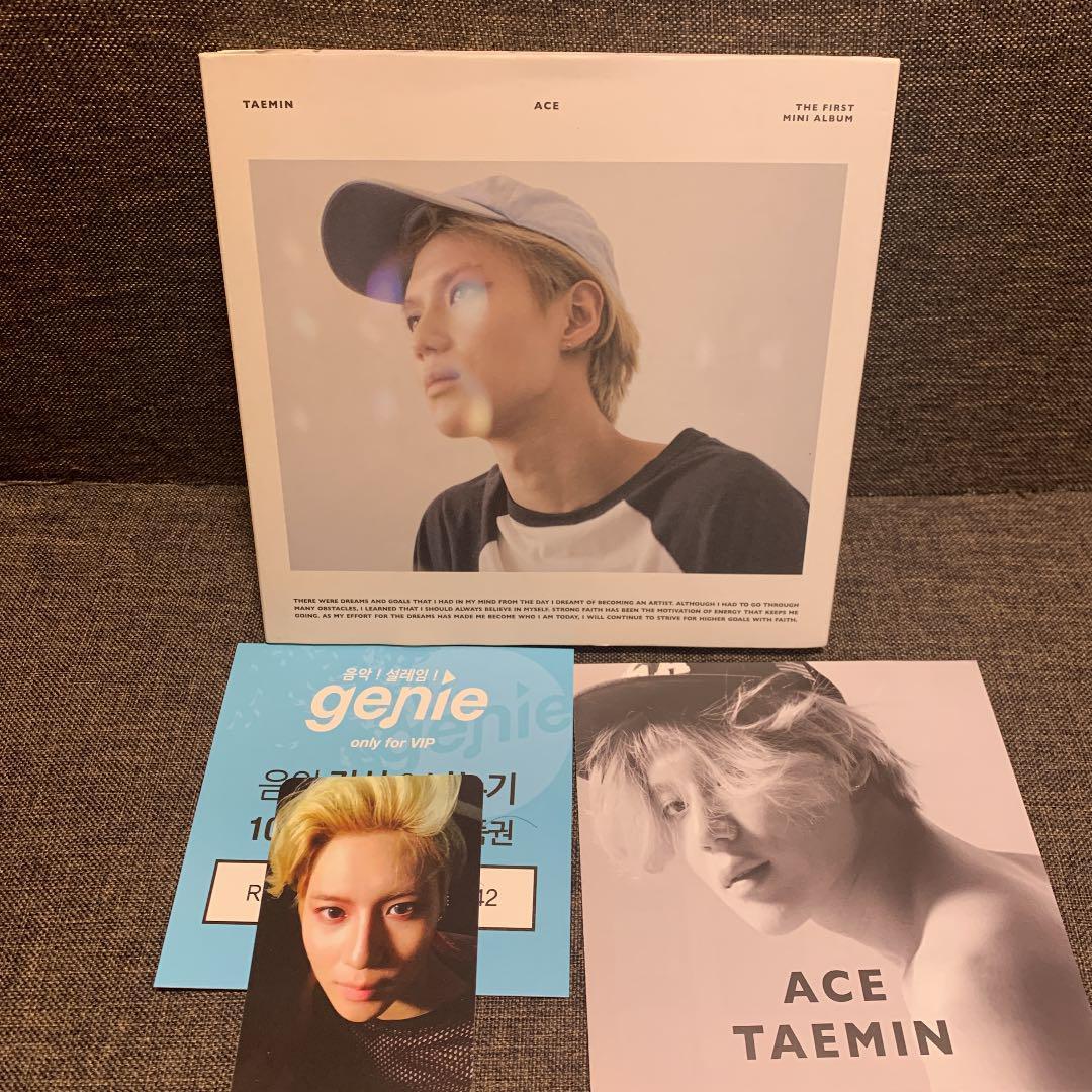 SHINee TAEMIN The First Solo Album ACE White Ver. Photocard