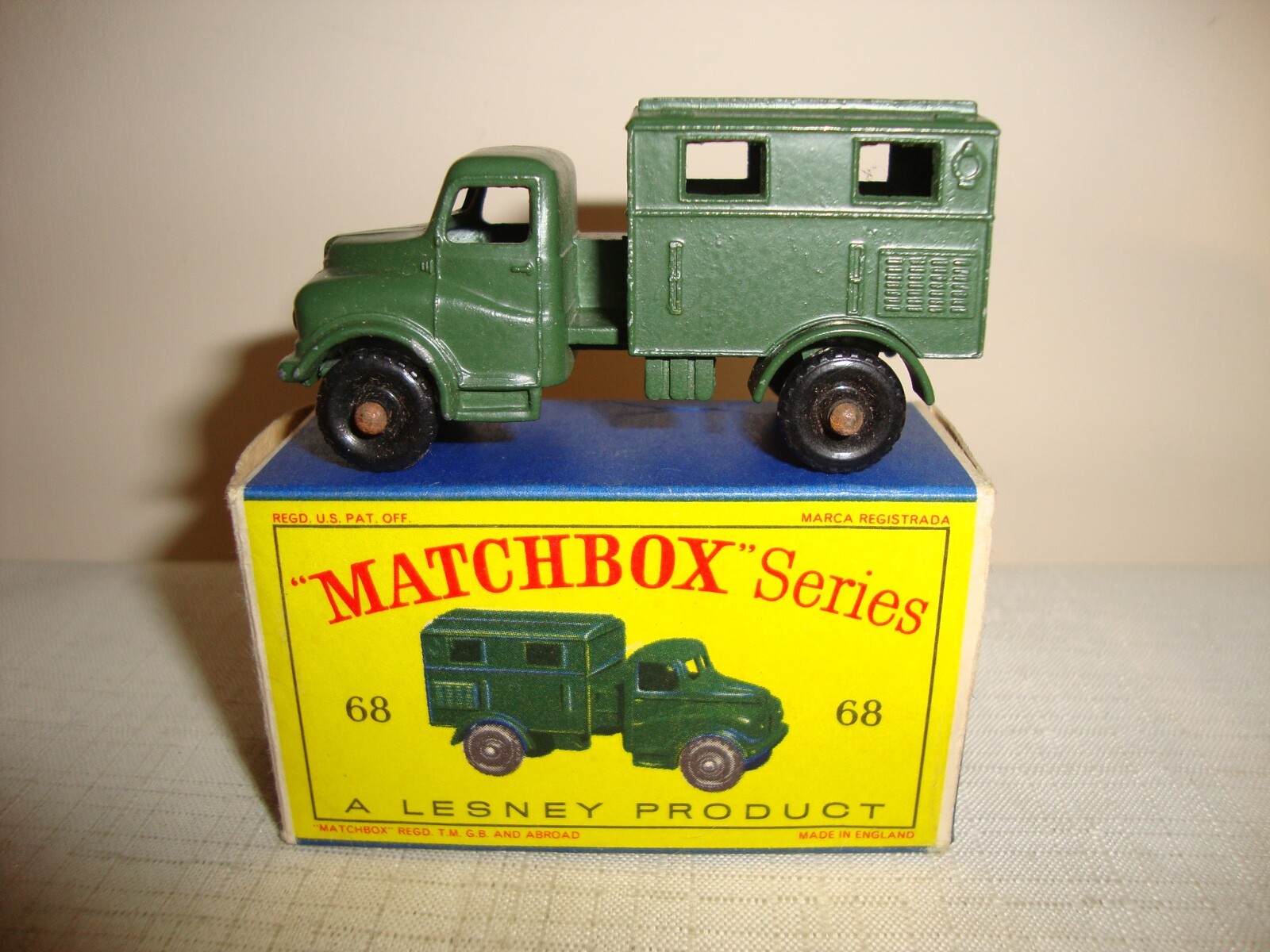 Matchbox 68a, Austin Radio Truck - Free Price Guide & Review
