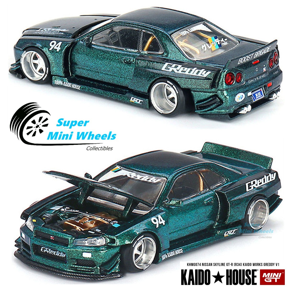 ヒロ専用 Mini GT R34 ヒロ専用 Mini GT R34 ヒロ専用 Mini GT R34