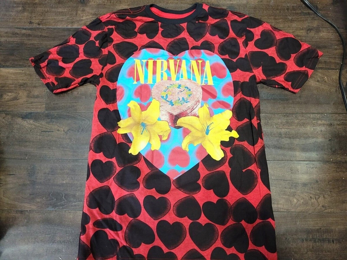Nirvana Heart Shaped Box T-shirts Official 2016 Licensed REPRINT