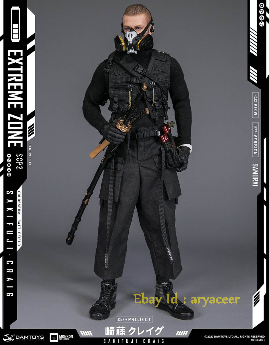 DAMTOYS EBS001 1/6 Extreme Zone Samurai Sakifuji Craig Action