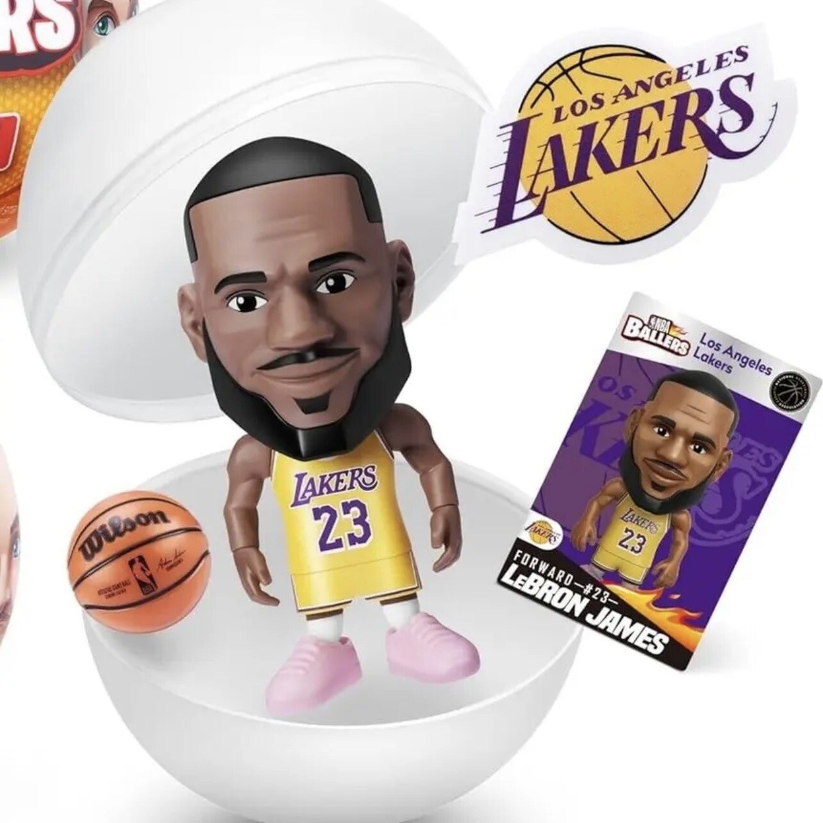 1 ZURU 5 Surprise NBA BALLERS Mystery Ball Toys Lebron LaMelo