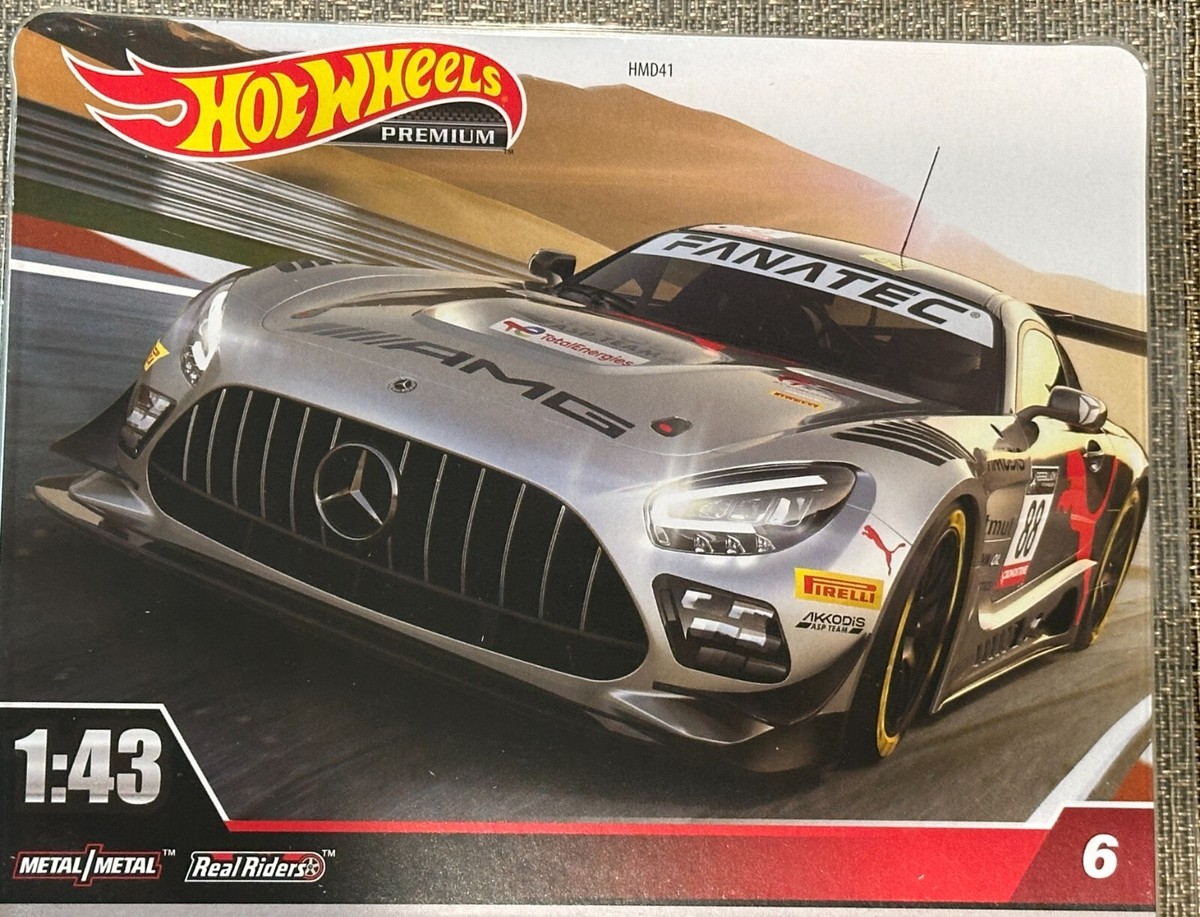 Hot Wheels 2024 Premium 1:43 Scale Mercedes-AMG GT3 , Free
