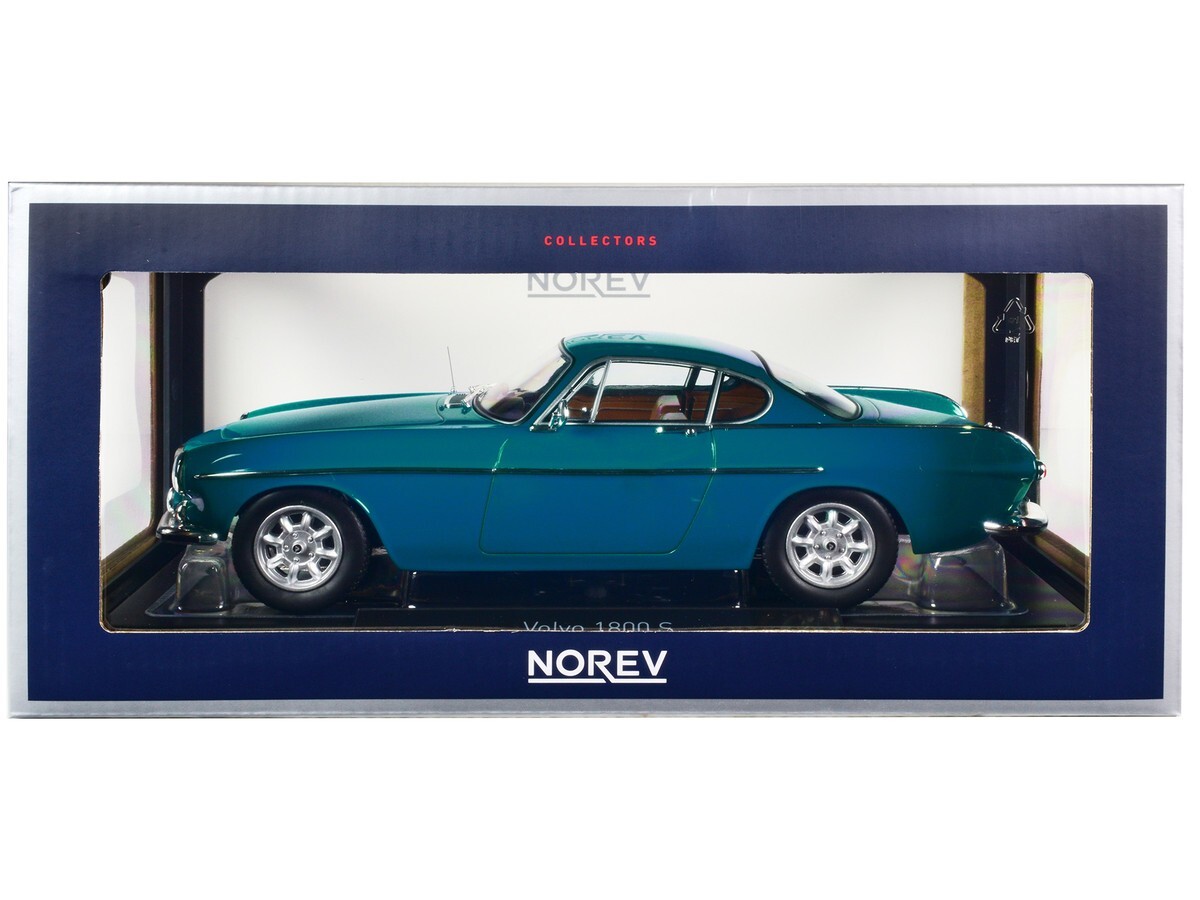 1/18 Volvo 1800 S Medium Blue 1969 Diecast Model Car By Norev