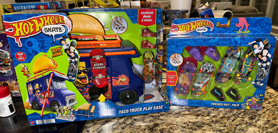Hot Wheels Skate Tony Hawk Taco Truck + Tricked Out Pack Board