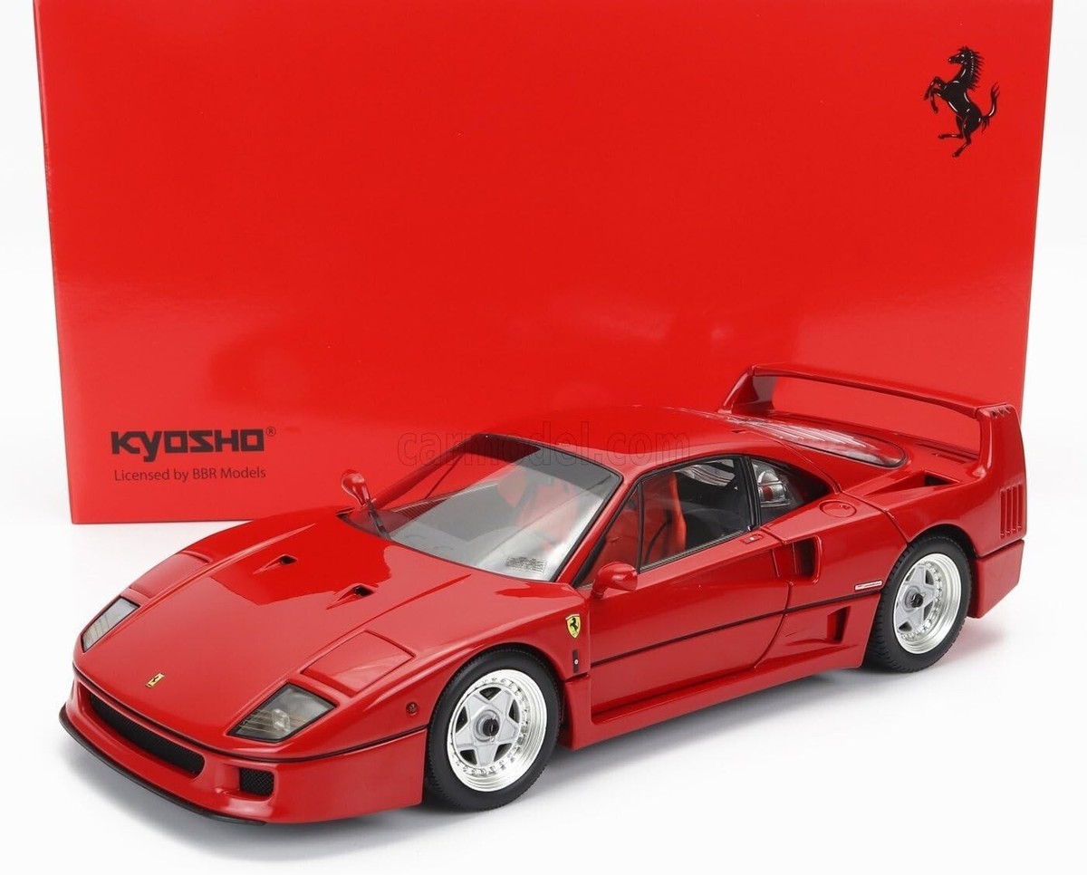 Finished Product Kyosho 1/18 Ferrari F40 Red from Japan 13844 | eBay