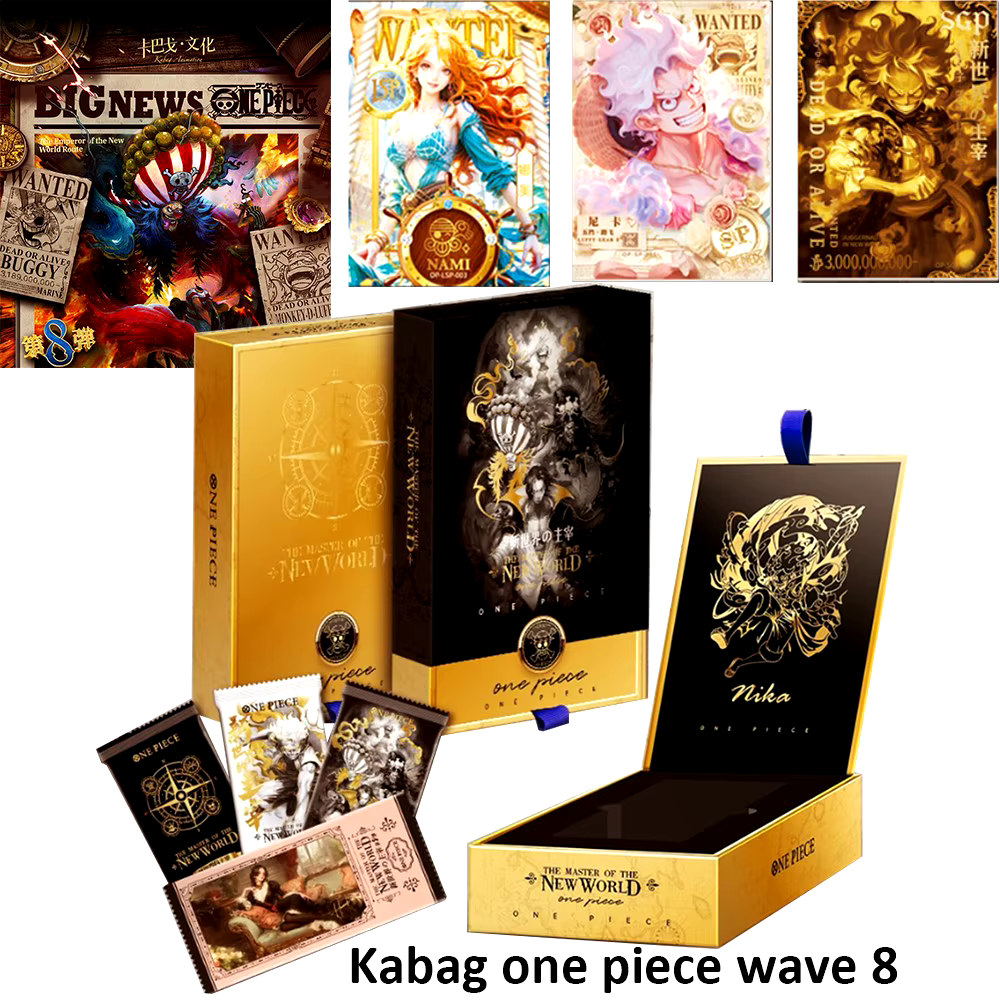 One Piece Kabag 8 Master Of New World Premium Booster Box Trading