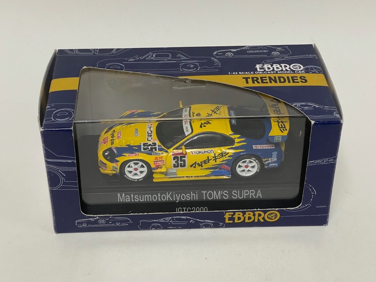 1/43 Ebbro Matsumoto Kiyashi Toyota Supra JGTC 2000 car #35 #111