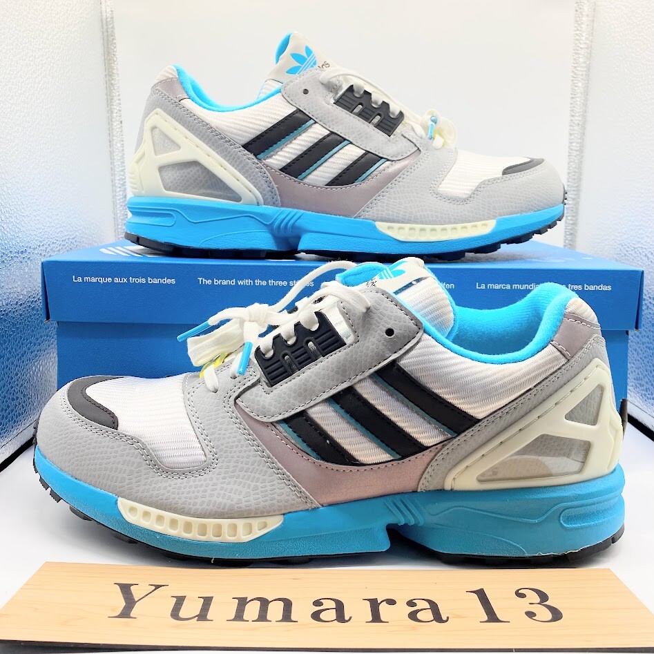 atmos adidas Originals ZX8000 G-SNK 9 White Black Gray IH3363