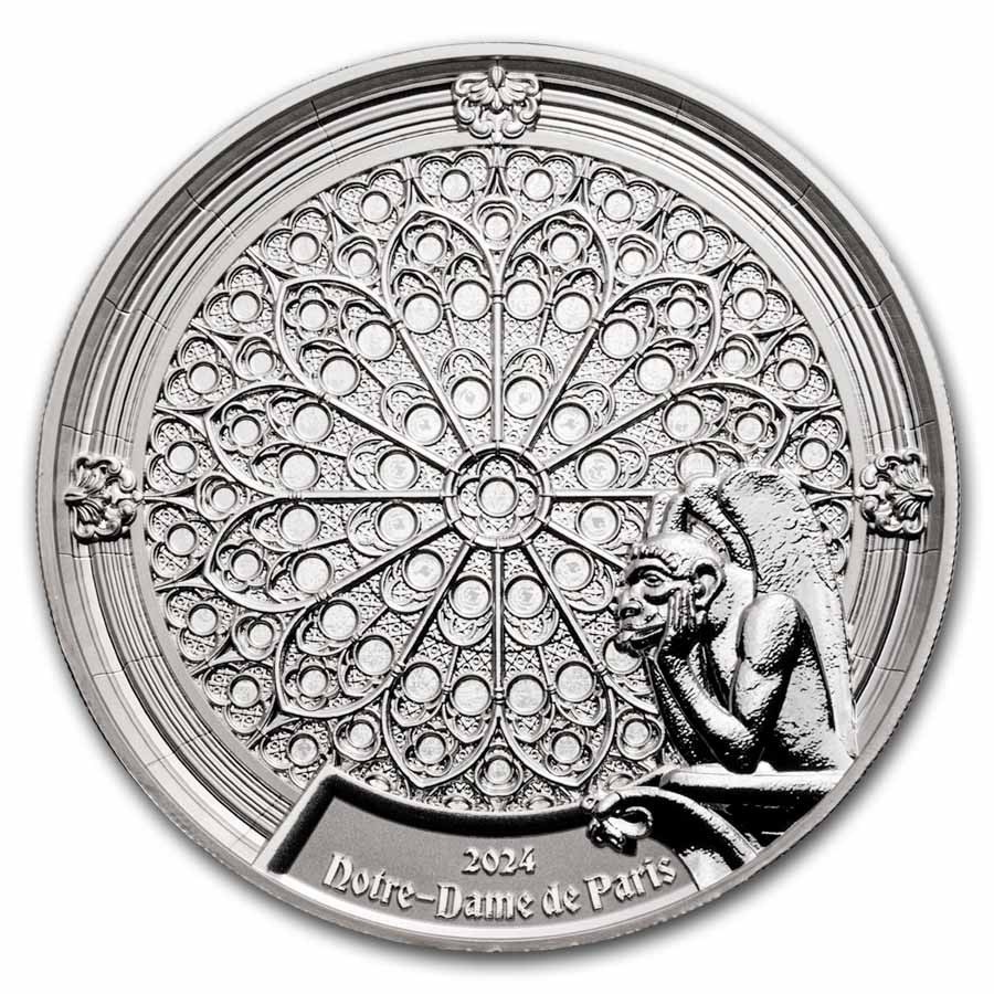 2024 Djibouti 3 oz Silver Notre-Dame de Paris (with Box & COA) | eBay