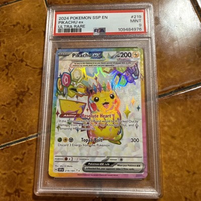 2024 POKEMON SSP EN - SURGING SPARKS ULTRA RARE PIKACHU ex 219/191