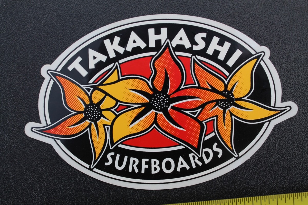 Takahashi Surfboards Aloha Flowers Japan Original V46A Vintage