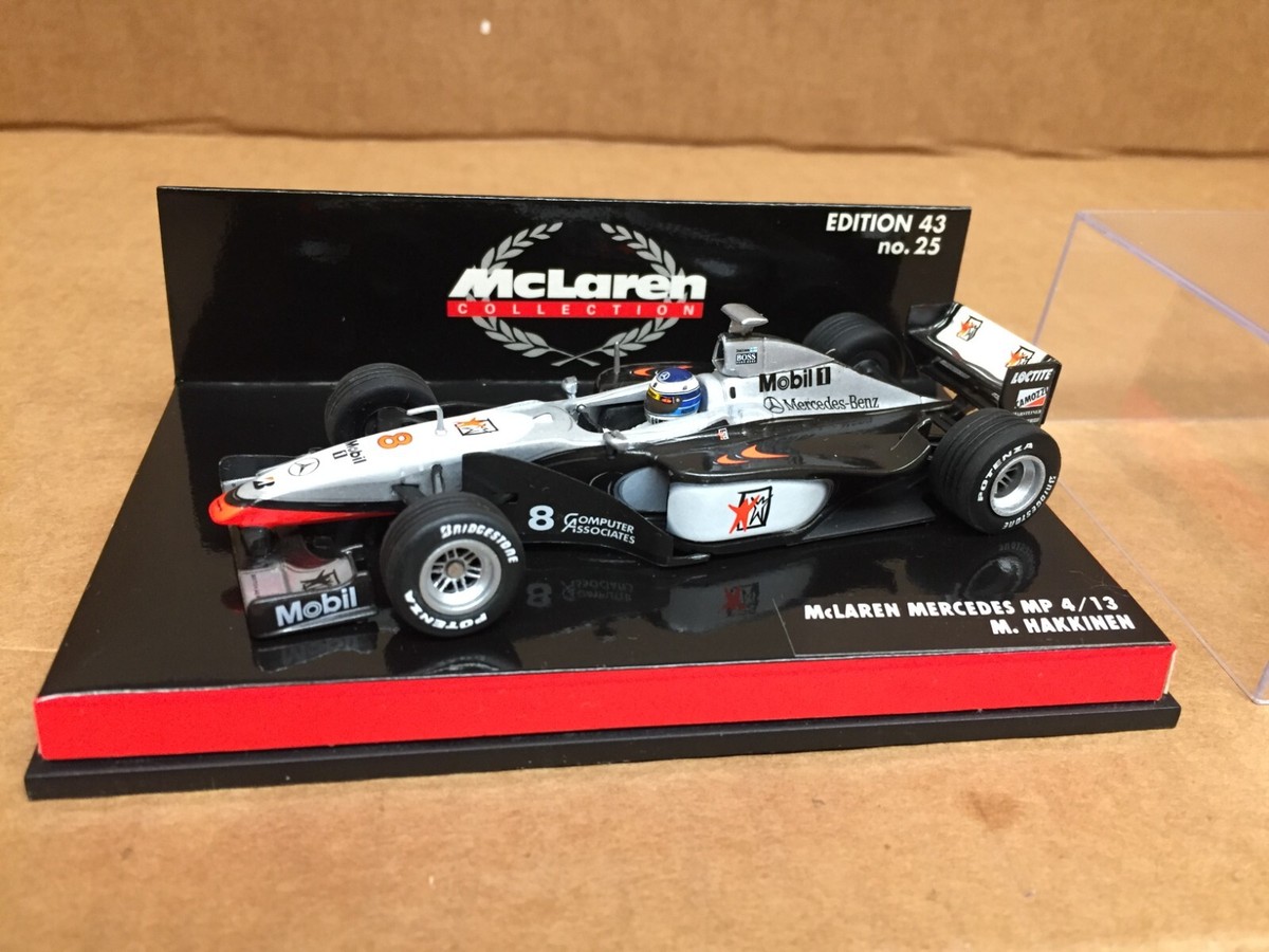 MINICHAMPS 1:43 SCALE F1 McLAREN MERCEDES MP 4/13 M. HAKKINEN ED