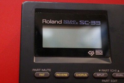 USED Roland SC-33 sc33 Sound Canvas Module Synth MIDI Interface