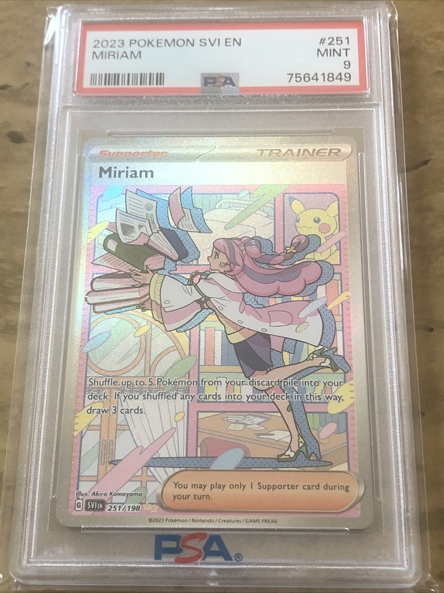 🔥2023 Pokemon Svi EN-Scarlet & Violet 251 Miriam PSA 9 MINT🔥 | eBay