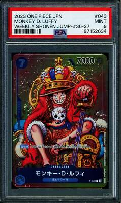Monkey D. Luffy - P-043 - PSA 9 - Promo - Japanese - One Piece