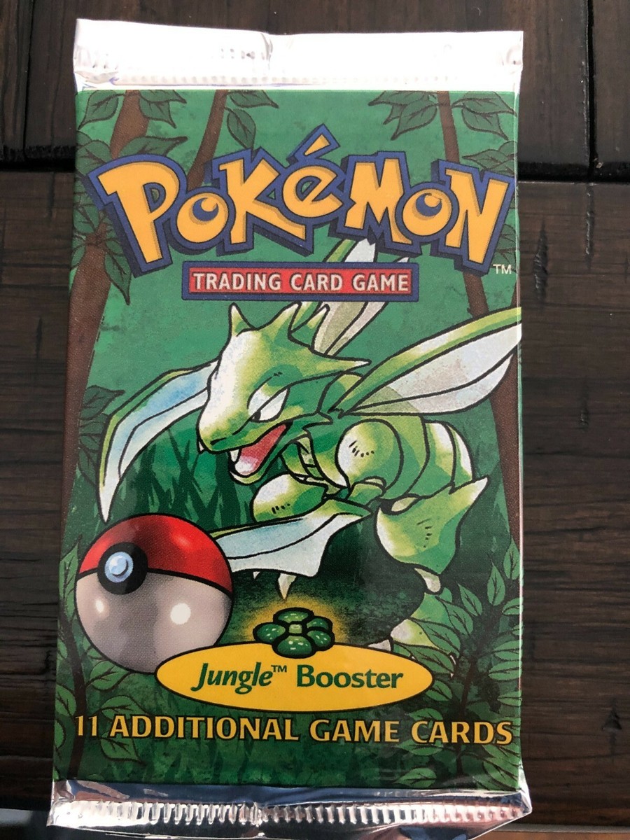 1999 Pokemon Jungle Booster Pack Factory Sealed Trading Card Game
