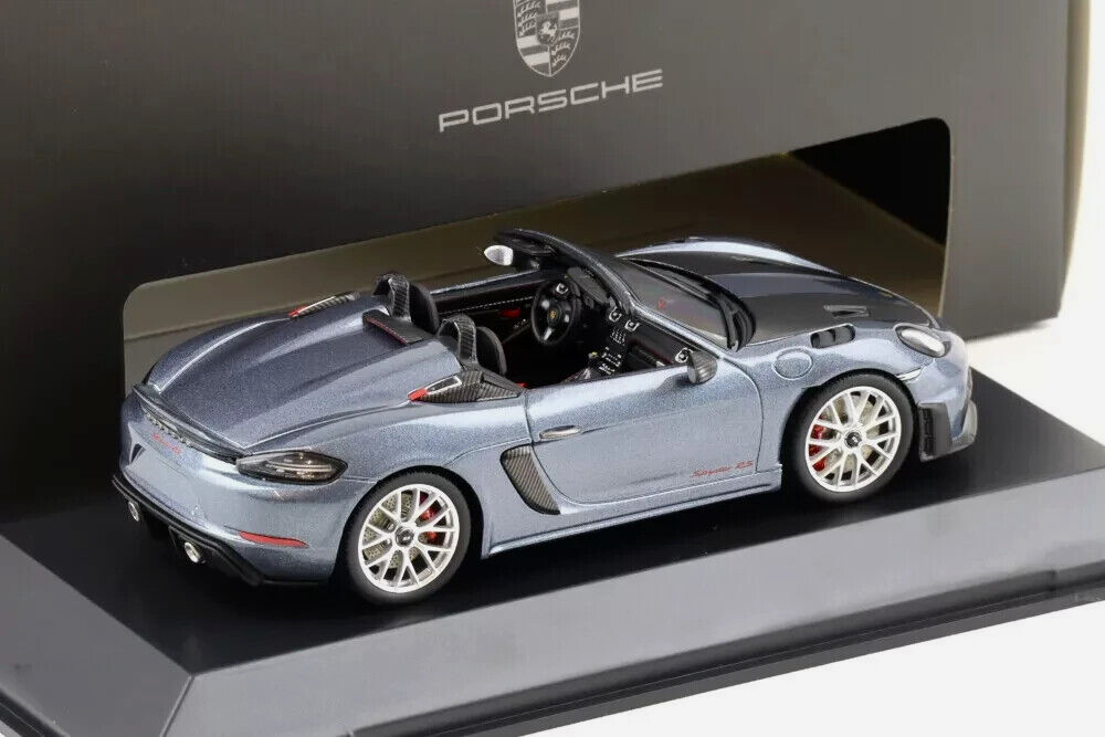 1/43 Porsche 718 (982) Spyder (Blue Grey) 2024 Diecast Minichamps