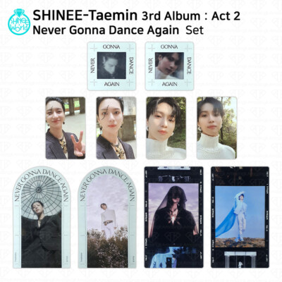SHINee Taemin 3nd Album Act 2 Never Gonna Dance Again Photocard