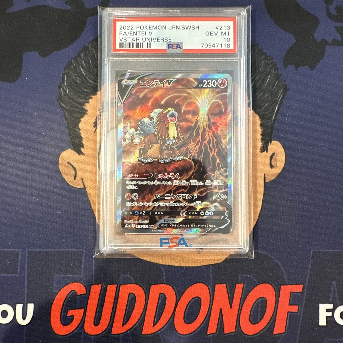 💎PSA 10 GEM 2022 Pokemon Vstar Universe Japanese ENTEI V #213