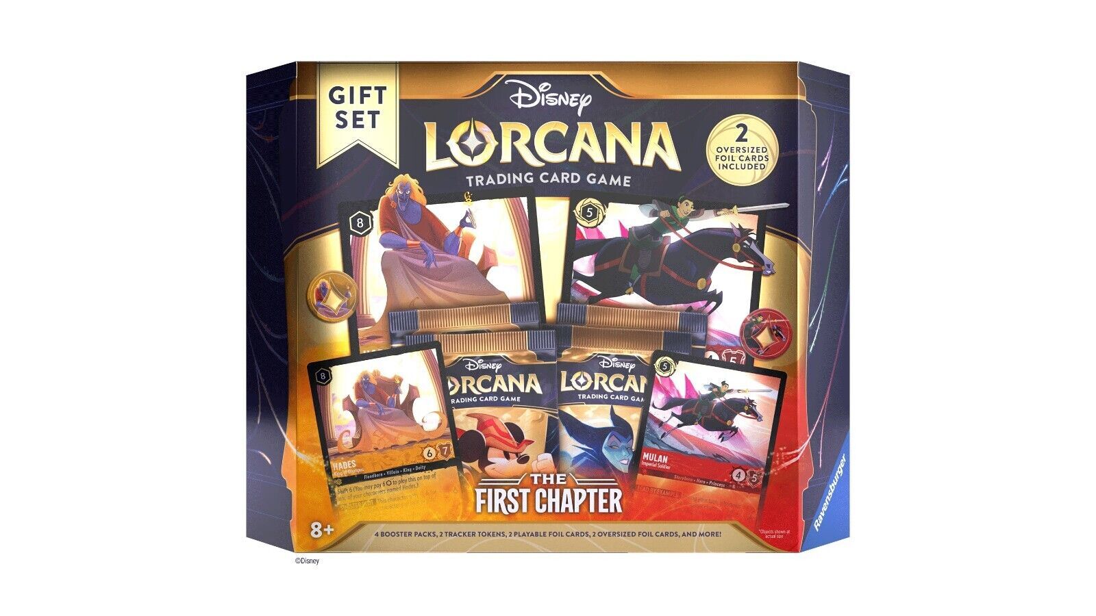 Disney Lorcana: The First Chapter Gift Set (4 Packs 12 Cards each