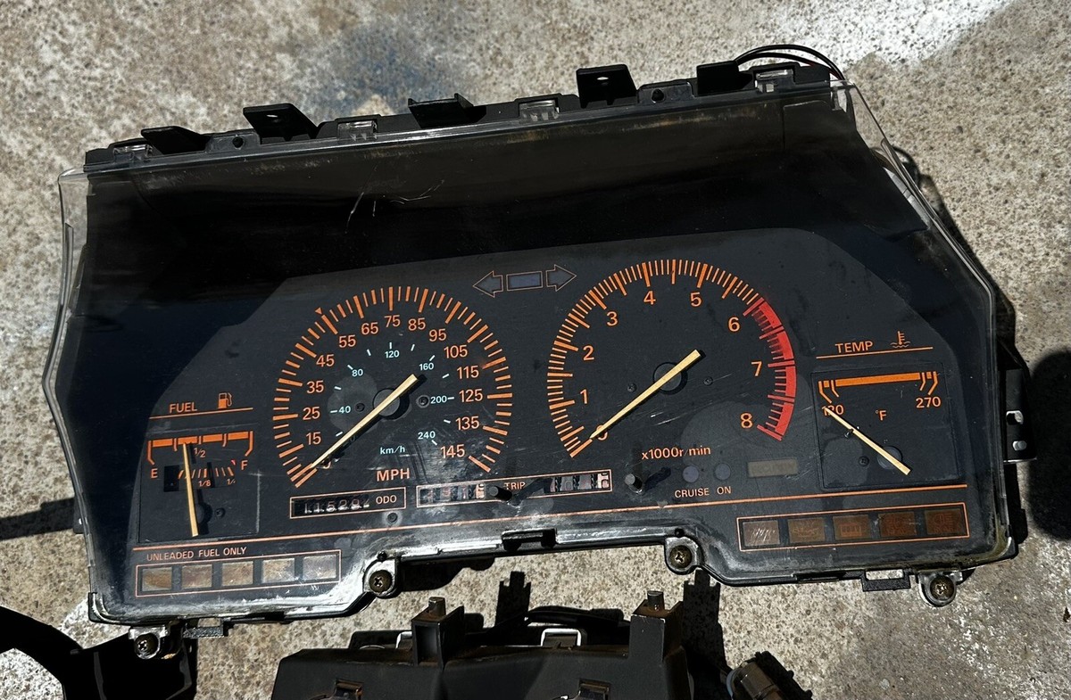 1984 Nissan Z31 300ZX Turbo Gauge Cluster And Boost/oil Pressure