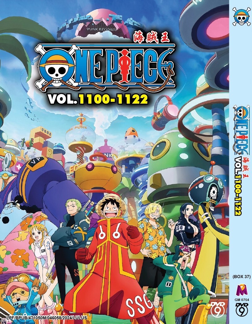 One Piece TV Series Episodes 1100-1122 Japanese Anime DVD English