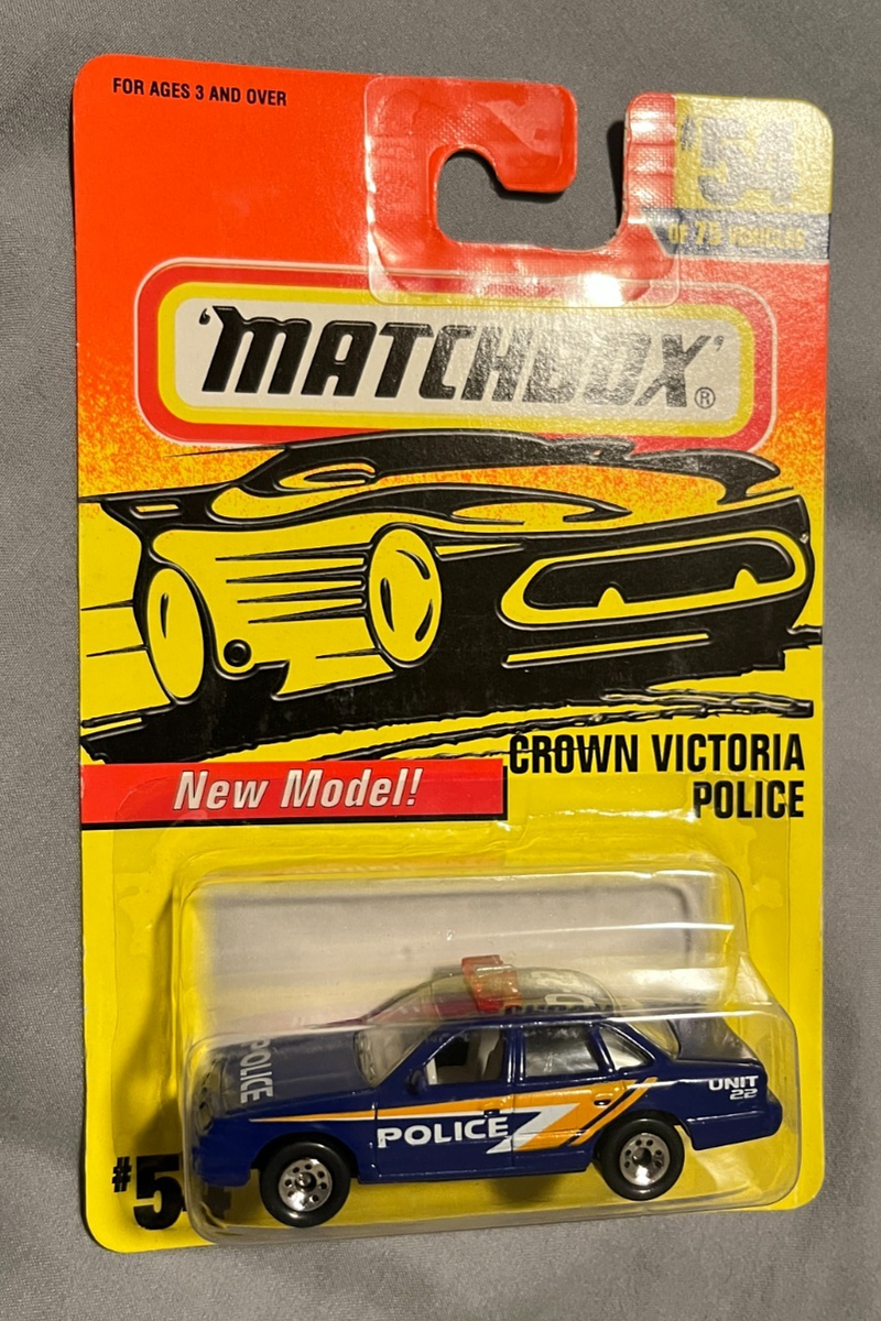 Matchbox Police Car Lot - Charger Pursuit/Police Interceptor/Crown