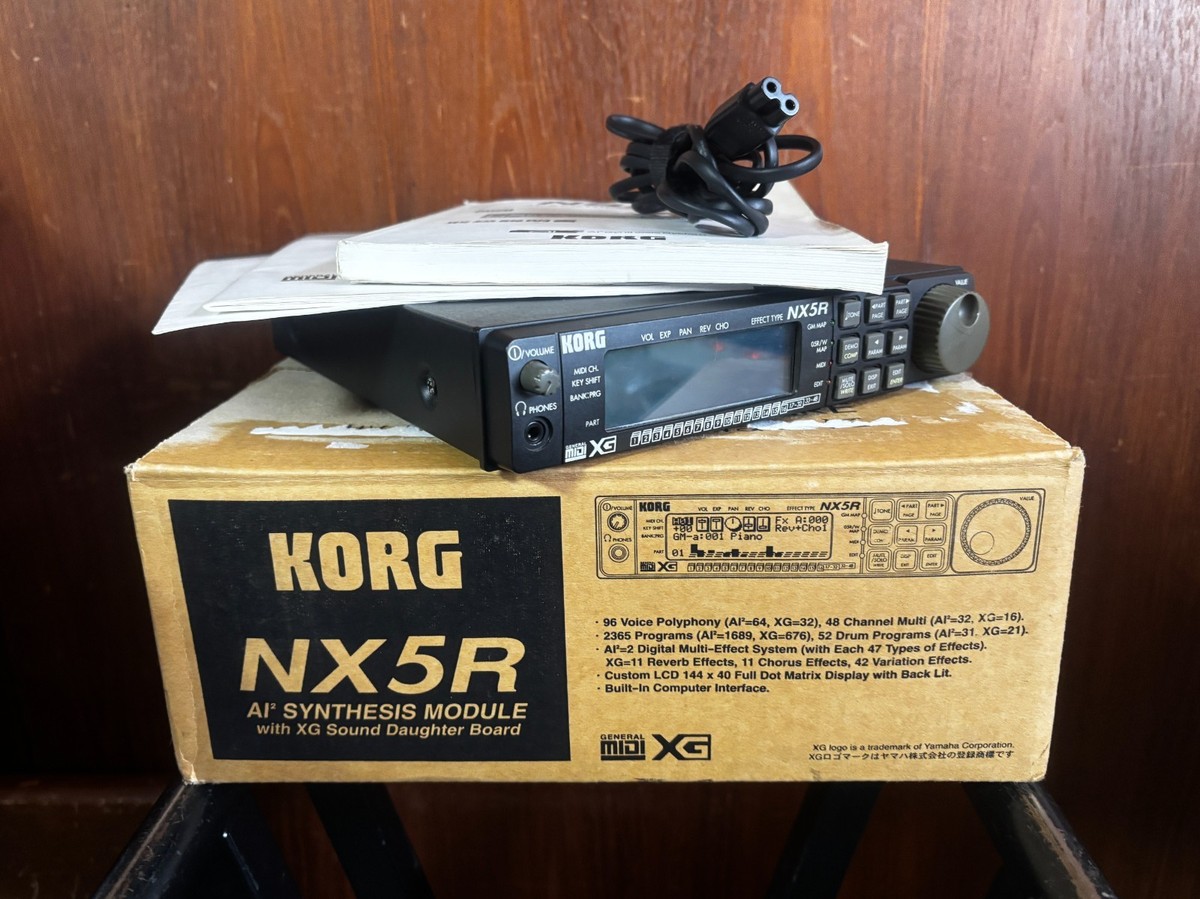 Korg NX5R Midi Sound Module Synthesizer Ns5r Yamaha XG for sale