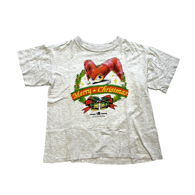 Sega Nights Into Dreams Christmas T-Shirt 1996 Size F Free Japan