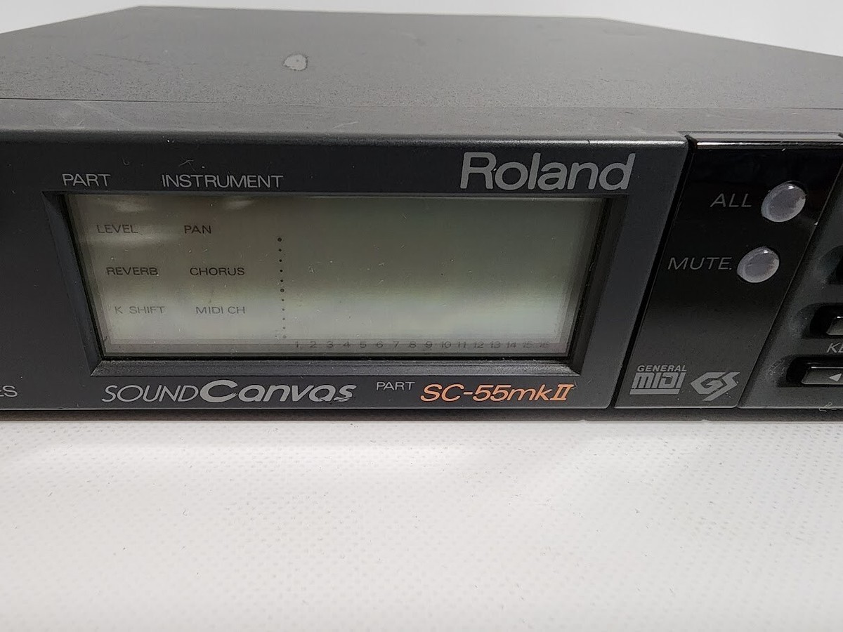 Roland SC-55 mkII mk2 SOUND Canvas MIDI Sound Module | eBay
