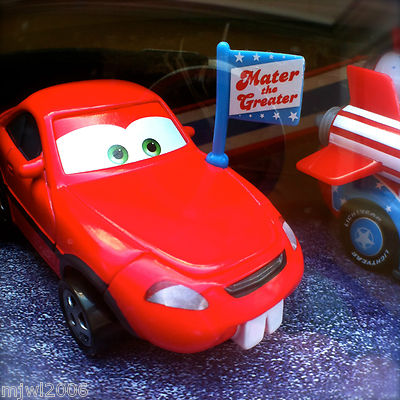 Disney PIXAR Cars TOON MATER THE GREATER 3-pack DAREDEVIL MCQUEEN