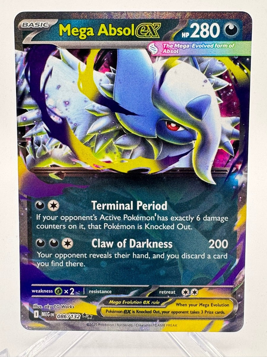 Mega Absol ex 86/132 Double Rare Pokemon Mega Evolution | eBay