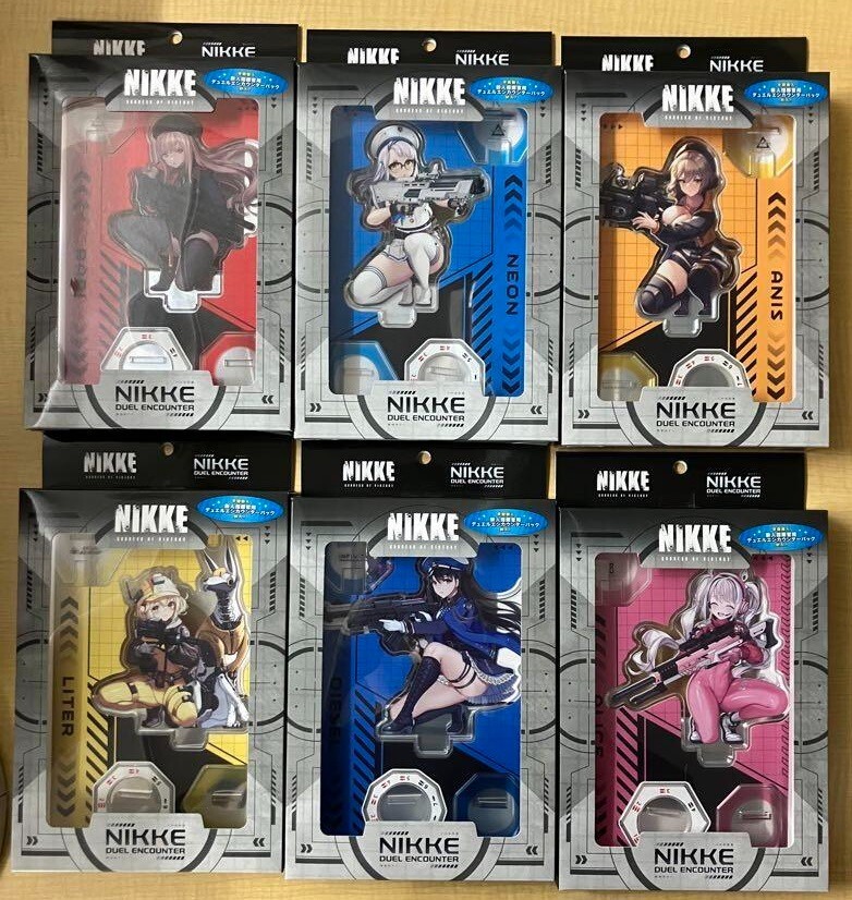 NIKKE DUEL ENCOUNTER ALICE 1st ENTRY NK All 6 type set Japanese
