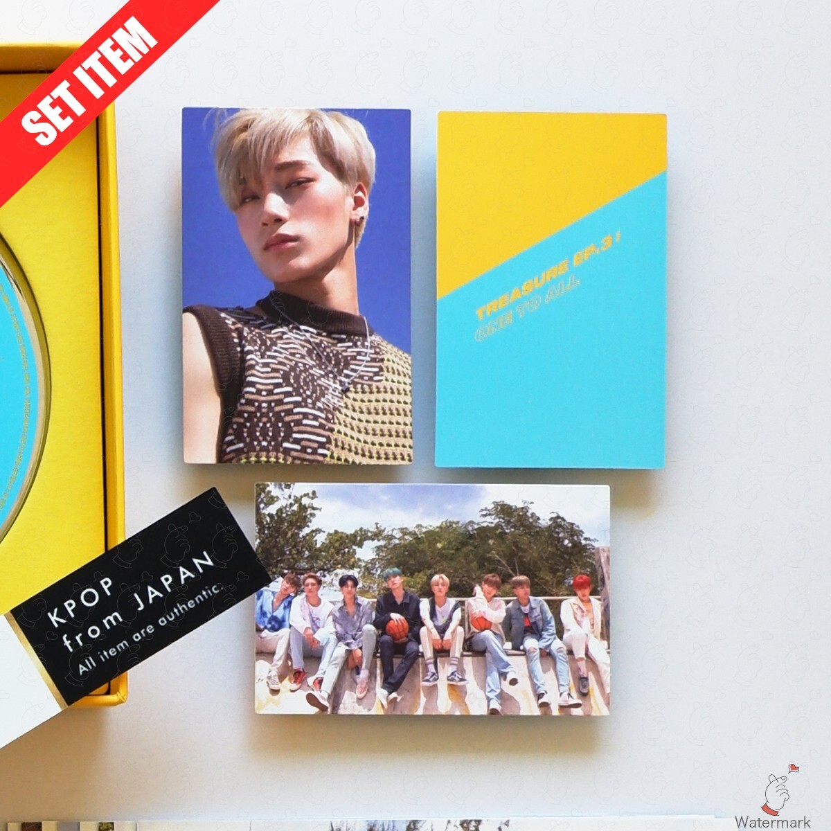 SAN ATEEZ TREASURE EP.3 : One To All / WAVE ver. Album + Photocard