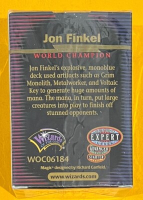 MTG WORLD CHAMPIONSHIP DECK 2000 Finkel (OldManMTG 008-652) | eBay