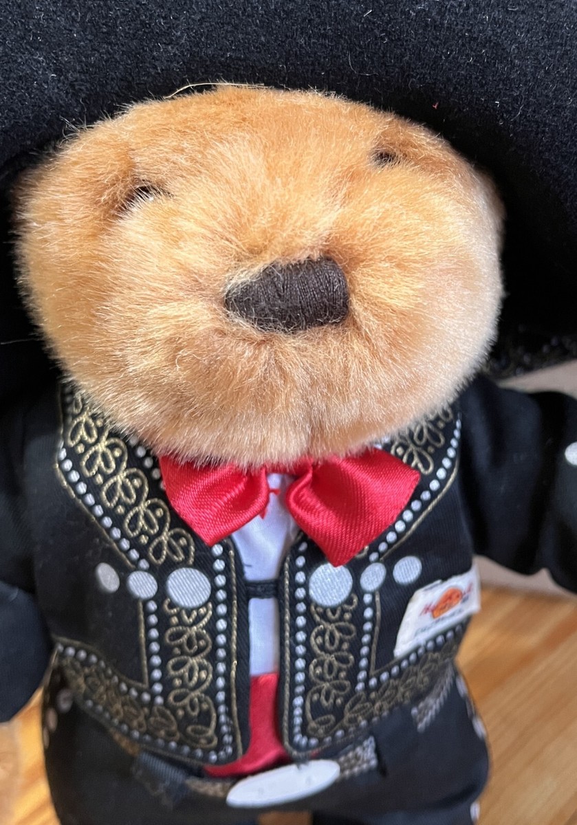 Hard Rock Cafe COZUMEL 2006 HRC Mariachi Teddy Bear 11