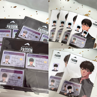 MANHWA BL PASSION UNHRDO ID PHOTOCARD GOODS MD OFFICIAL SEALED SET