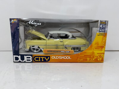 Jada Dub City Oldskool 1953 Chevy Bel Air 1:24 Diecast Maya Wheels