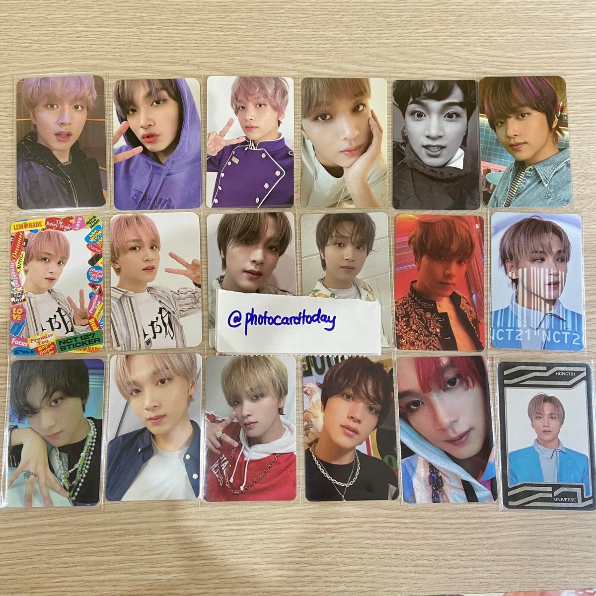 HAECHAN PHOTOCARDS OFFICIAL ALBUM,GOODS NCT DREAM- NCT 127 GLOW IN