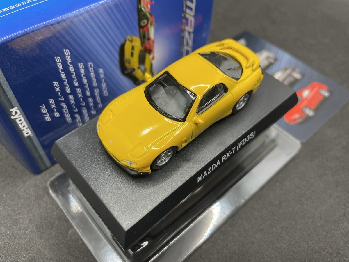 Kyosho 1/64 Mazda collection RX-7 (FD3S) secret Yellow Diecast car